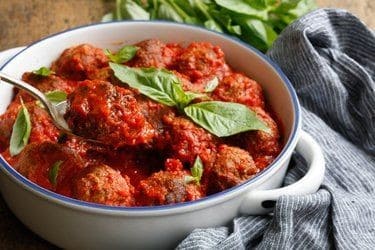 French Onion Meatballs