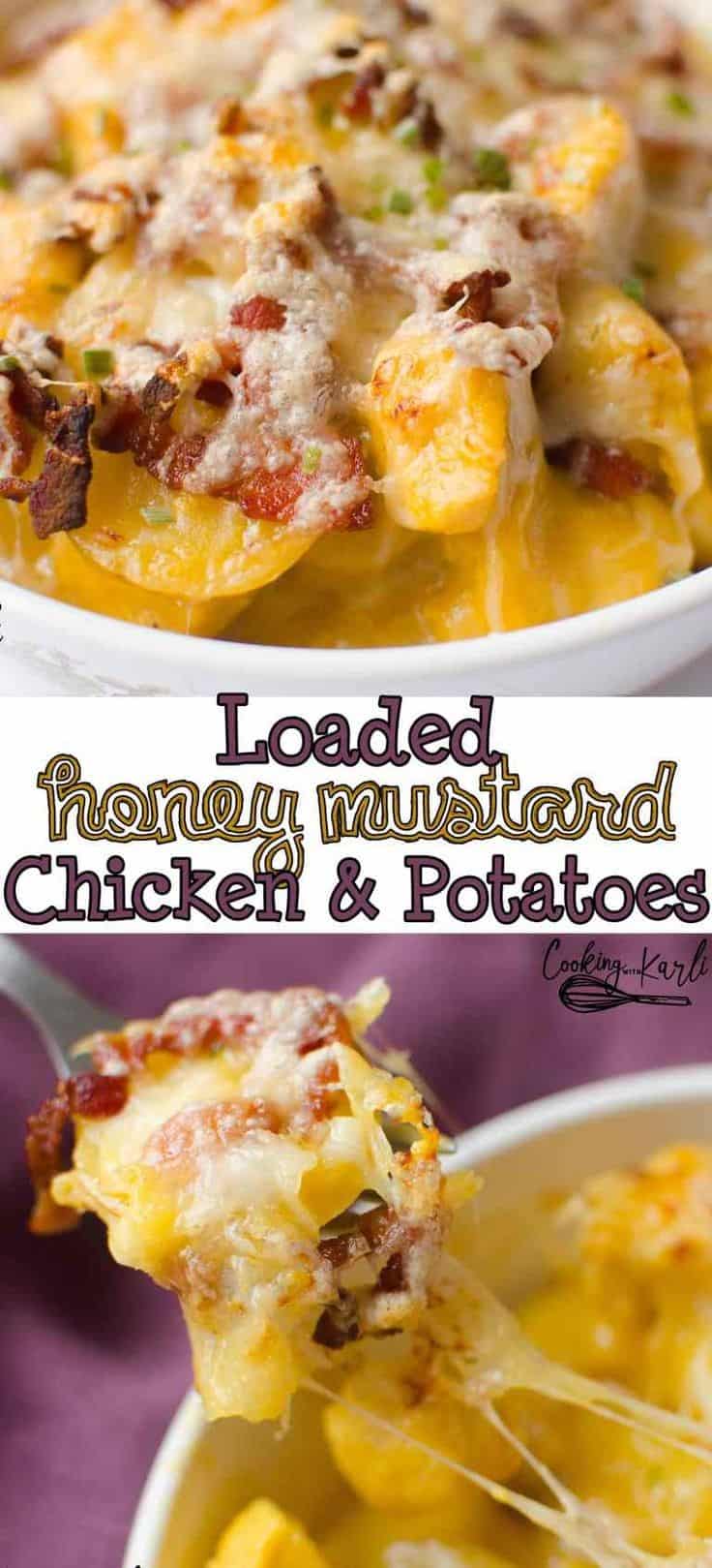 Loaded Honey Mustard Chicken And Potatoes