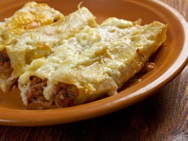 Cannelloni Stuffed With Veal And Herbs Recipe