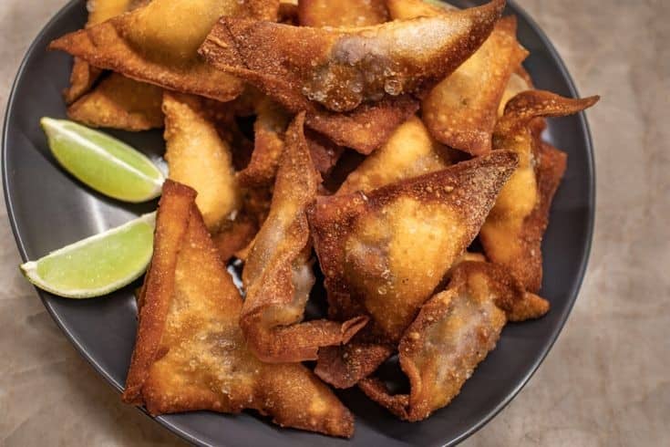 Crispy, Crunchy Cream Cheese & Dove Wontons