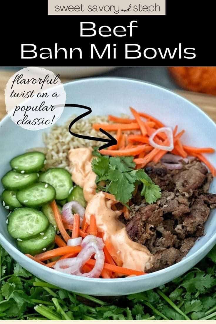 Vietnamese-Inspired Beef Bowls