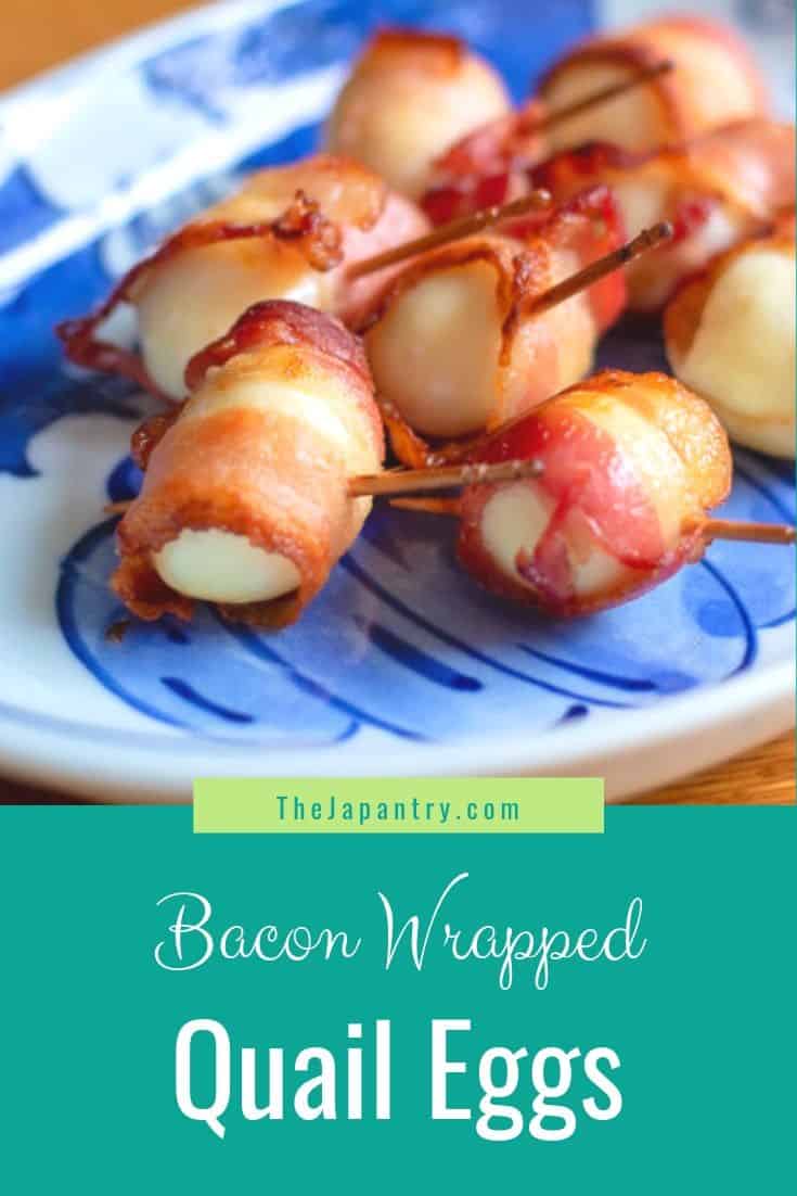 Bacon Wrapped Quail Eggs