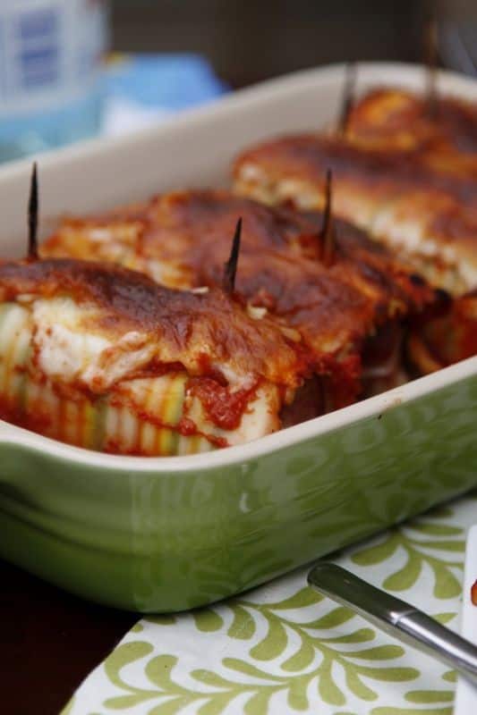 Kielbasa Lasagna Rolls