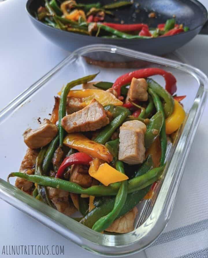 Stir-Fried Pork Meal Prep With Ginger & Soy