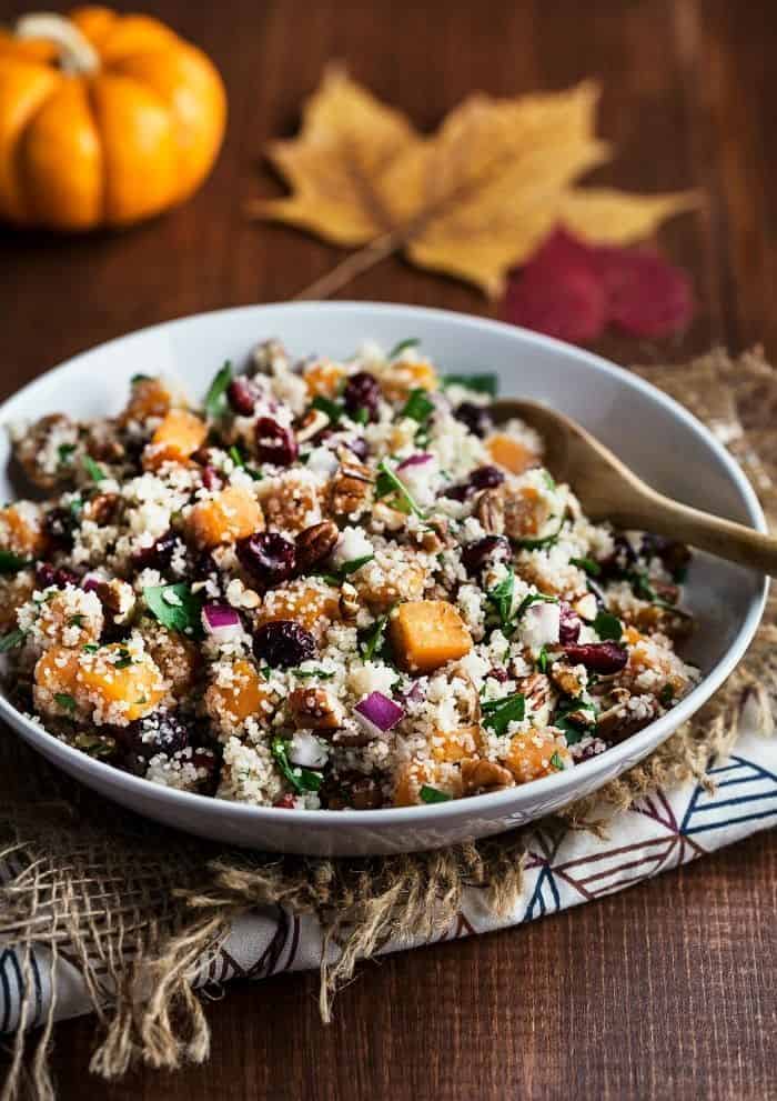 Cranberry-Sweet Potato Fonio Salad