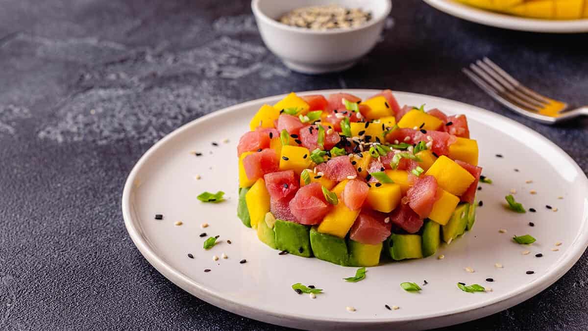 Tuna Tartare With Asian Flavours