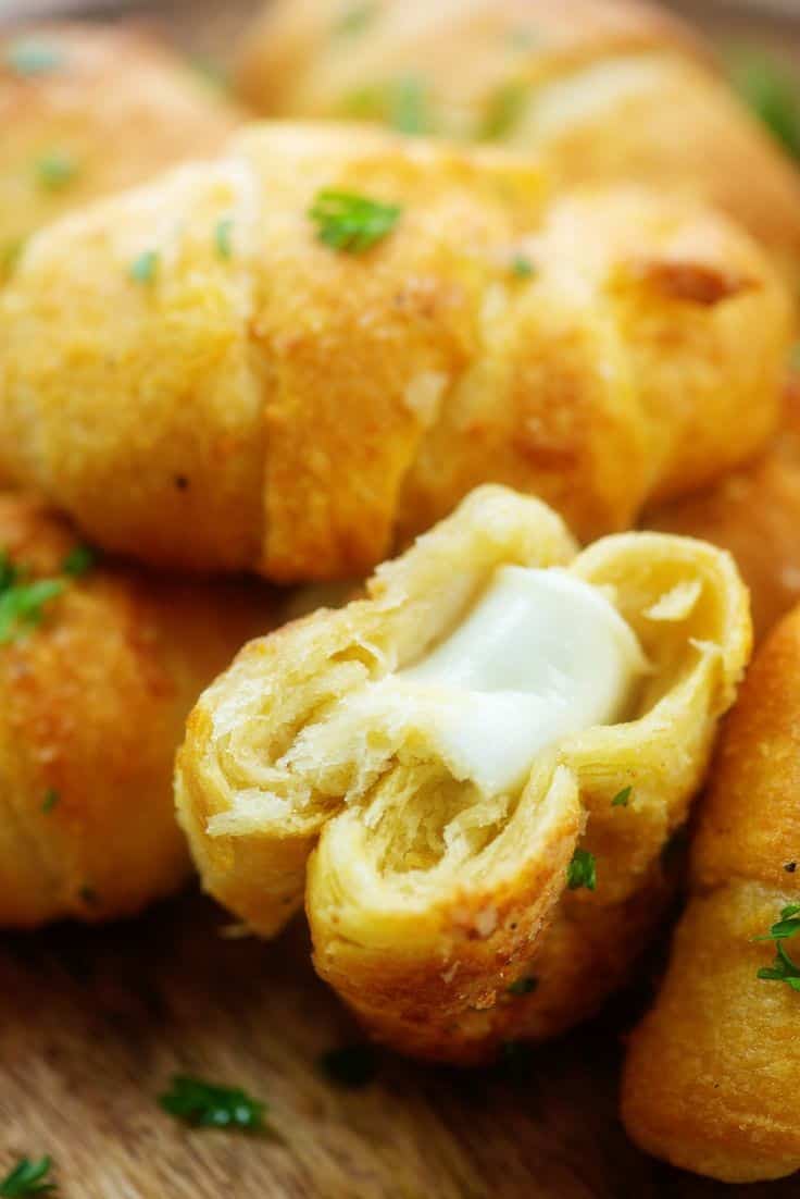 Air Fryer Cheese Stuffed Crescent Rolls