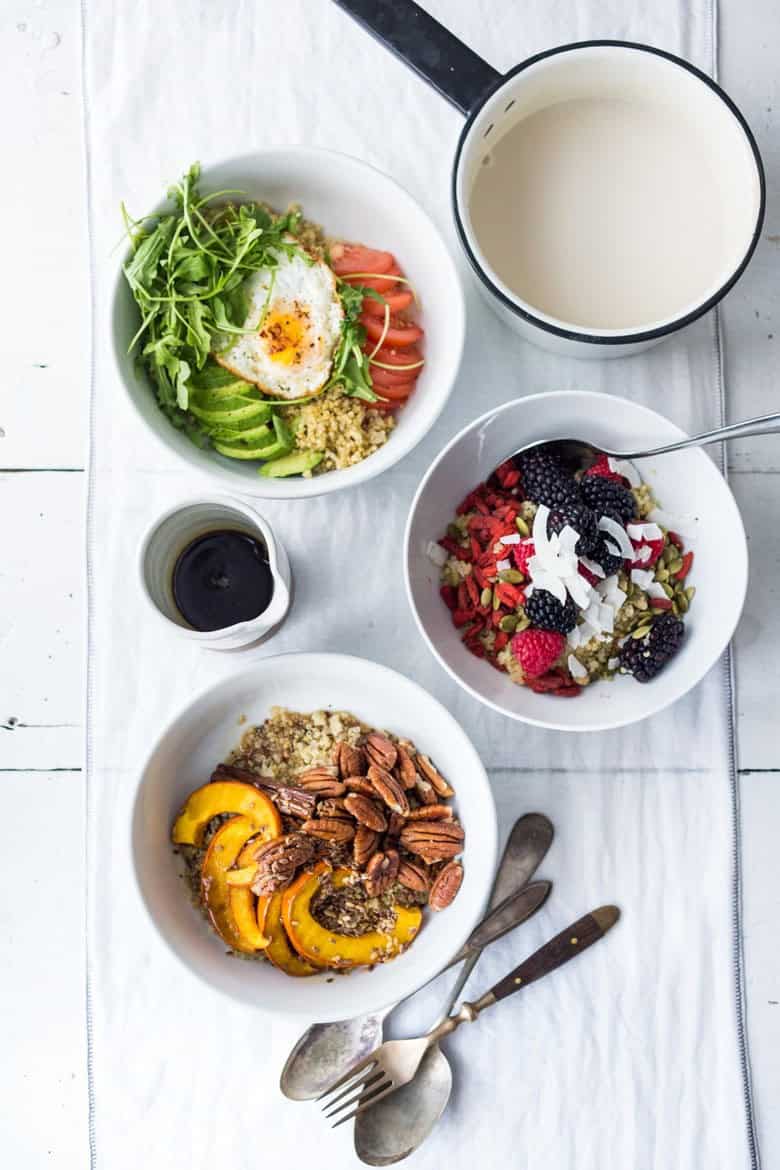 Vegan Breakfast Grain Bowls