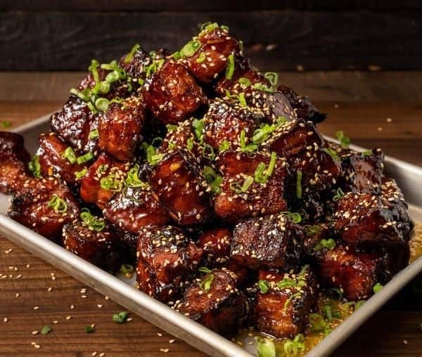 Korean Pork Belly Burnt Ends