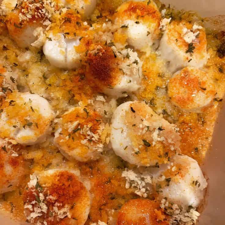 Oven Baked Scallops