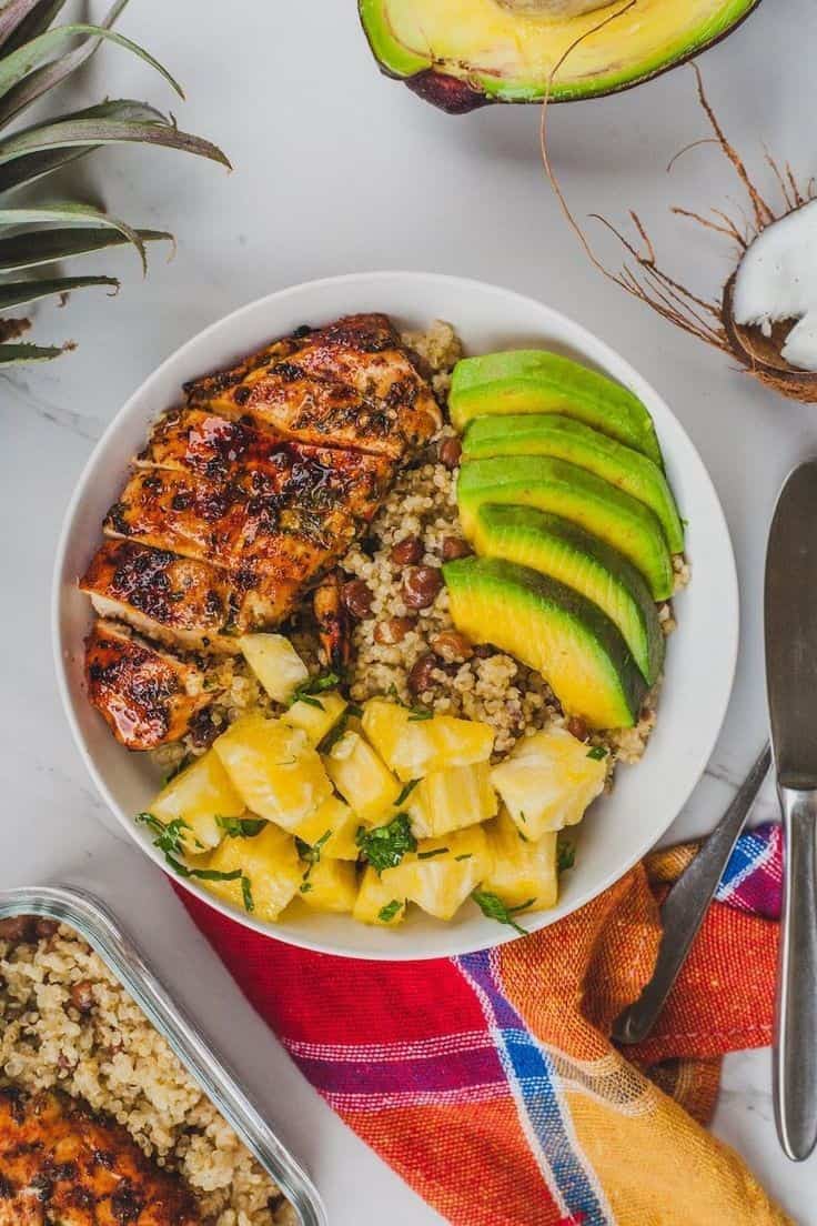 High Protein Caribbean Bowl