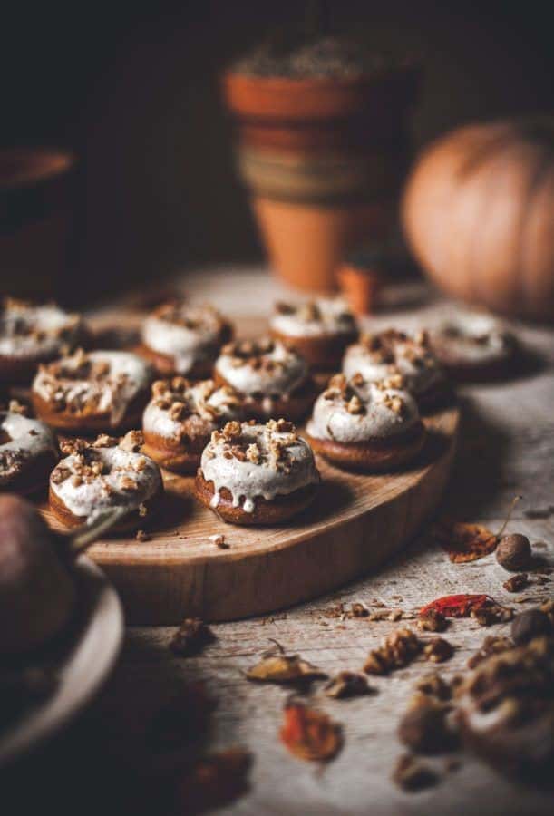 Honeynut Baked Doughnuts + Browned Butter White Chocolate