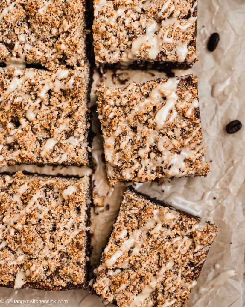 Mocha Coffee Cake with Almond Flour