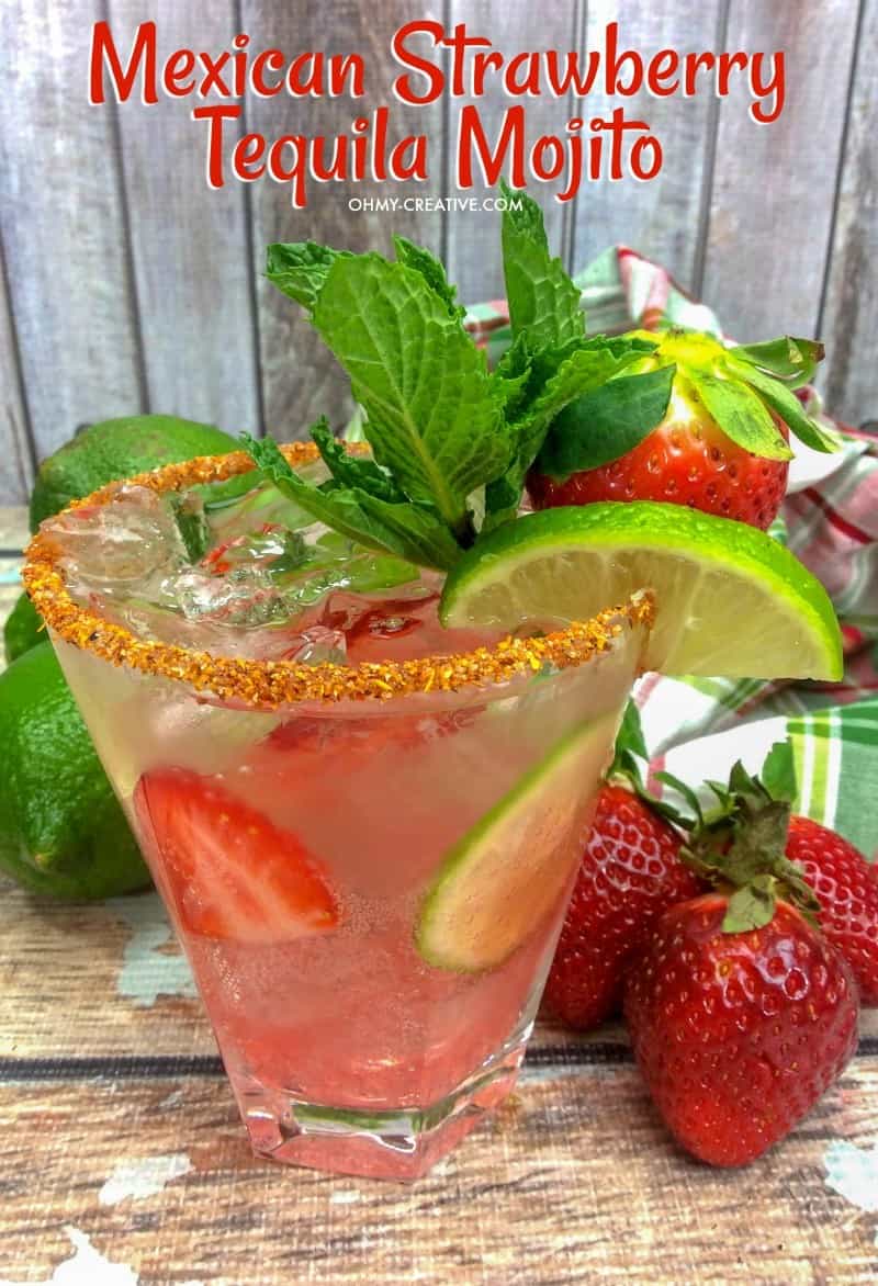 Strawberry Tequila Mojito