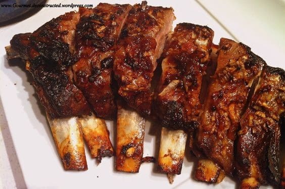 Honey Roasted Breast Of Lamb