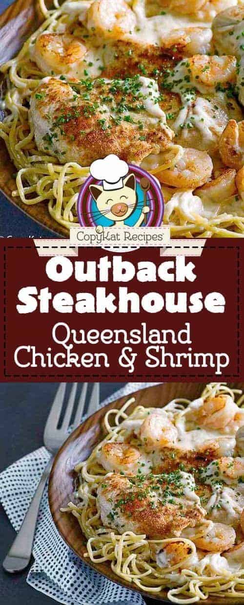 Outback Steakhouse Queensland Chicken And Shrimp Pasta