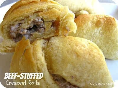 Beef Stuffed Crescent Rolls