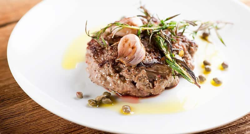 Seared Steak Tartare with Rosemary