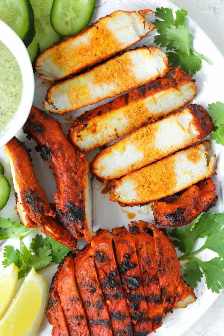 Grilled Indian Pork Cutlets