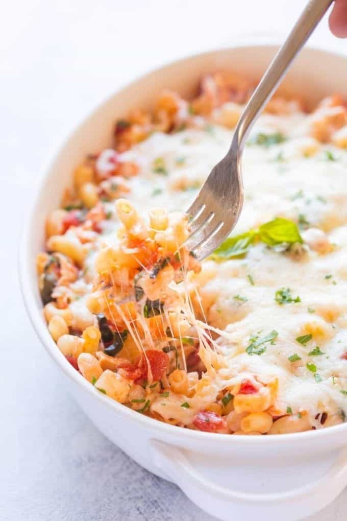 Italian Chicken Pasta Bake