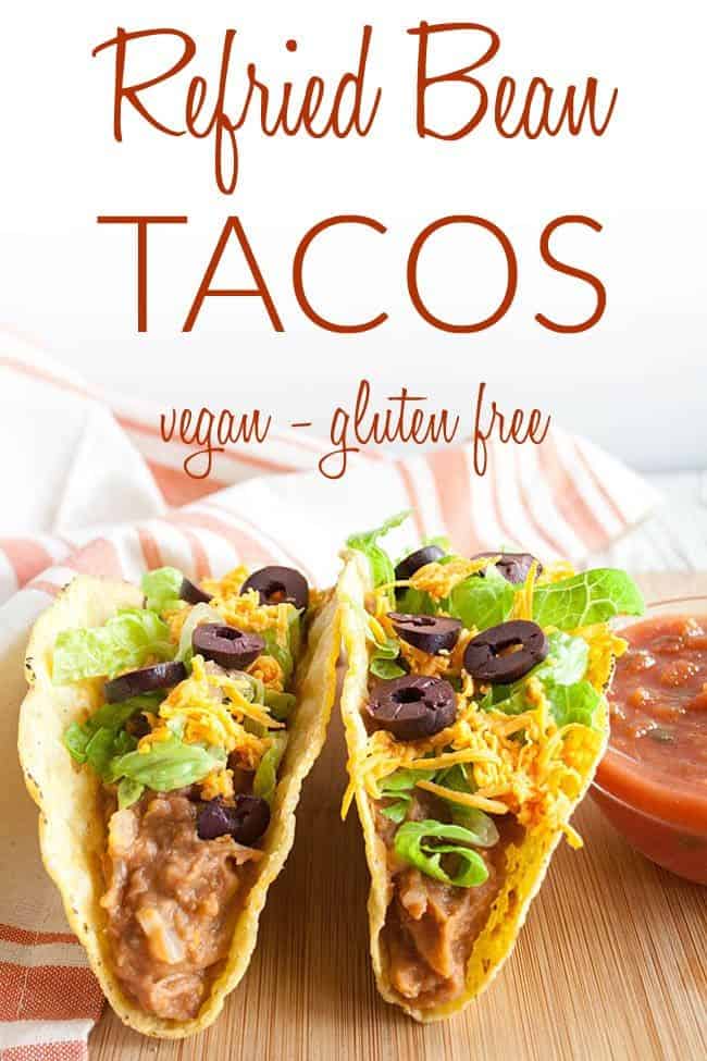 Refried Bean Tacos