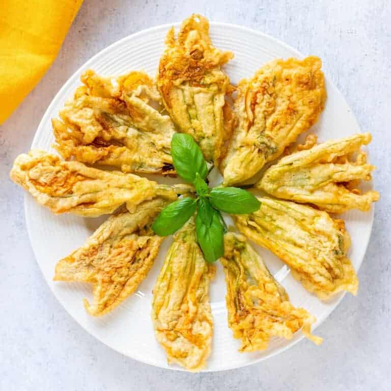 Fried Zucchini Flowers Recipe