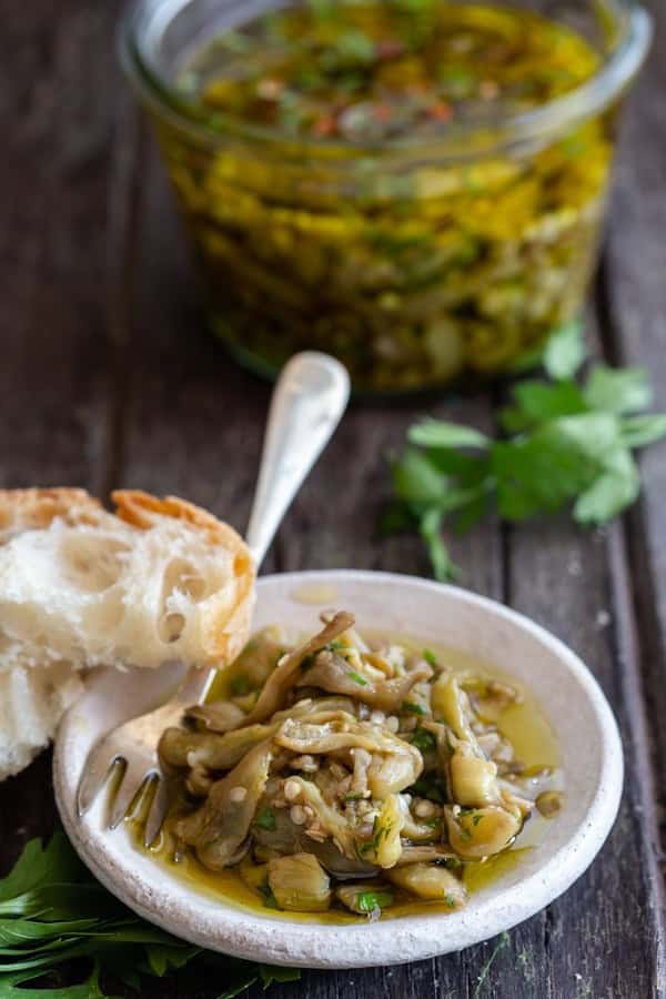 Italian Pickled Eggplant