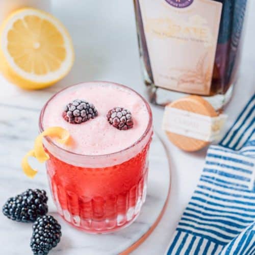 Blackberry Tea Vodka Sour