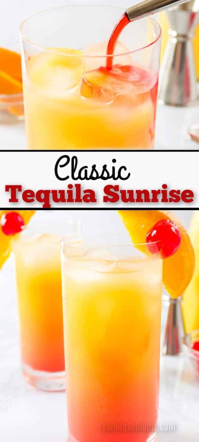 Classic Tequila Sunrise