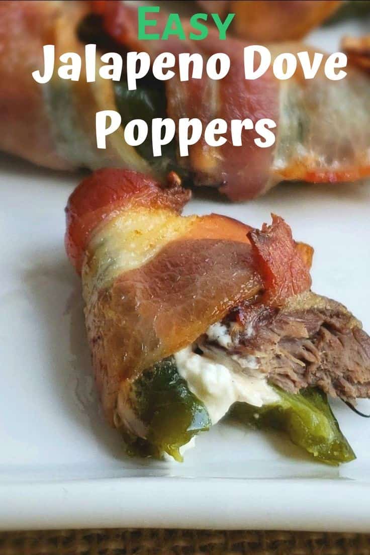 Bacon-Wrapped Dove Jalapeno Poppers