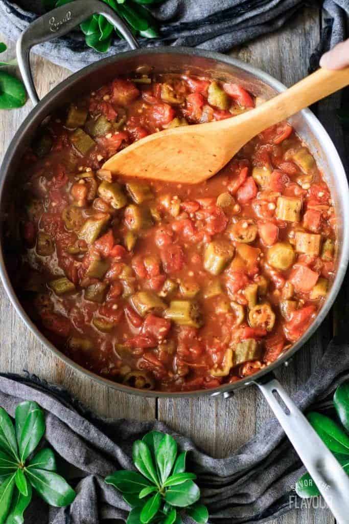 Stewed Okra And Tomatoes