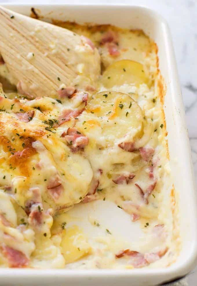 Easy Scalloped Potatoes And Ham