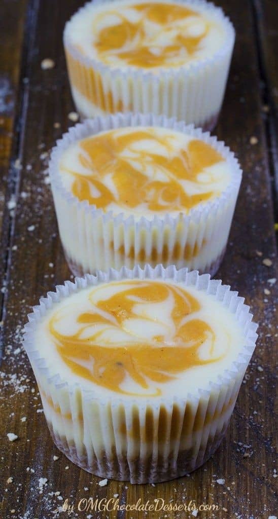 Mini Caramel Cheesecakes