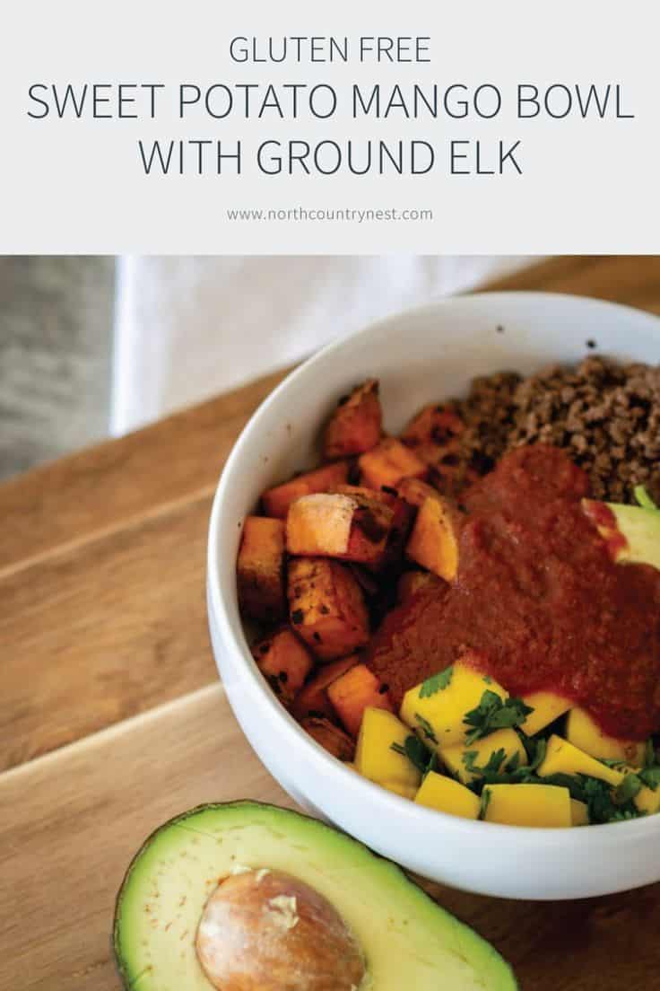 One Pan Sweet Potato Mango Bowl With Ground Elk