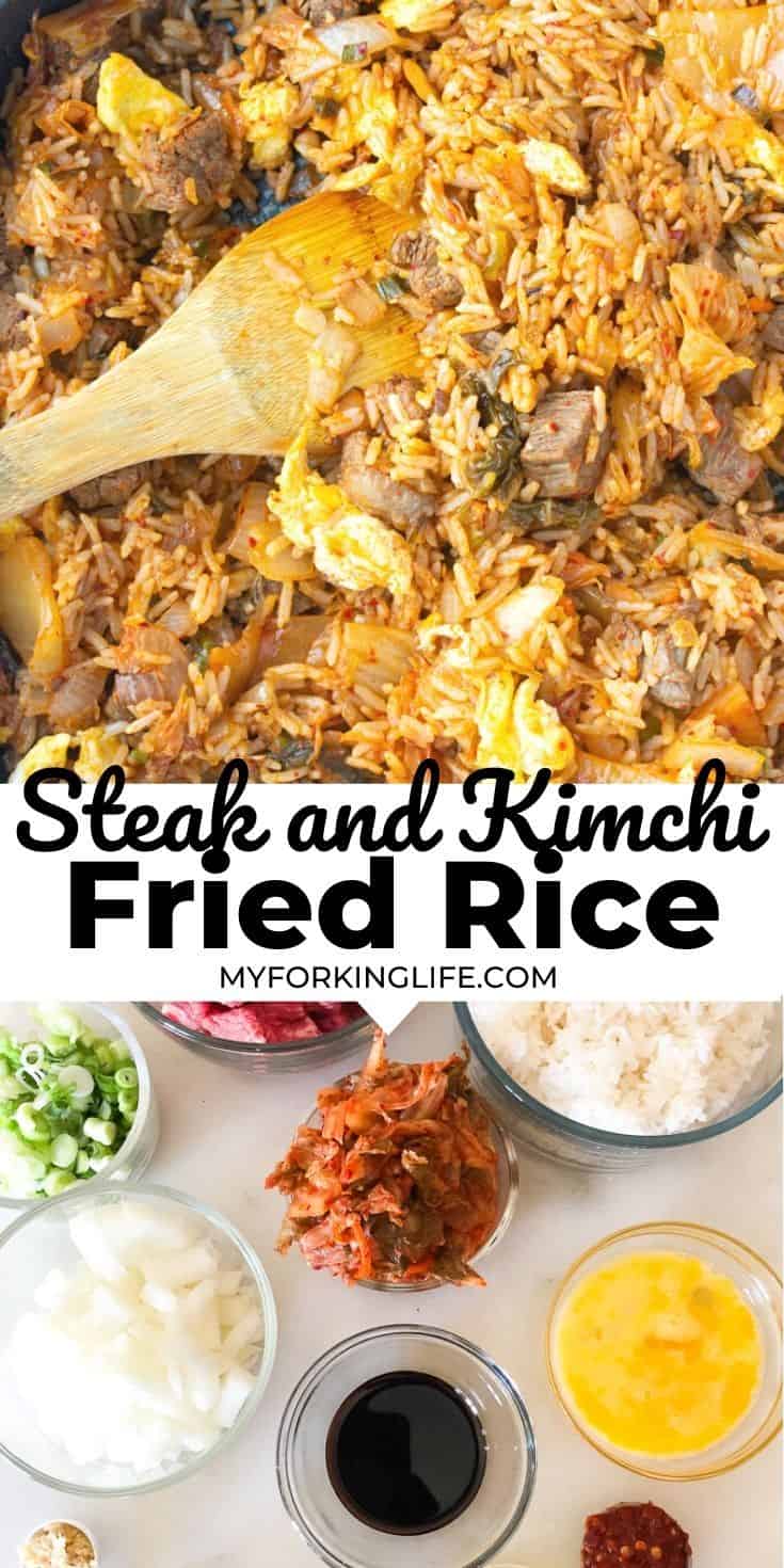 Steak And Kimchi Fried Rice