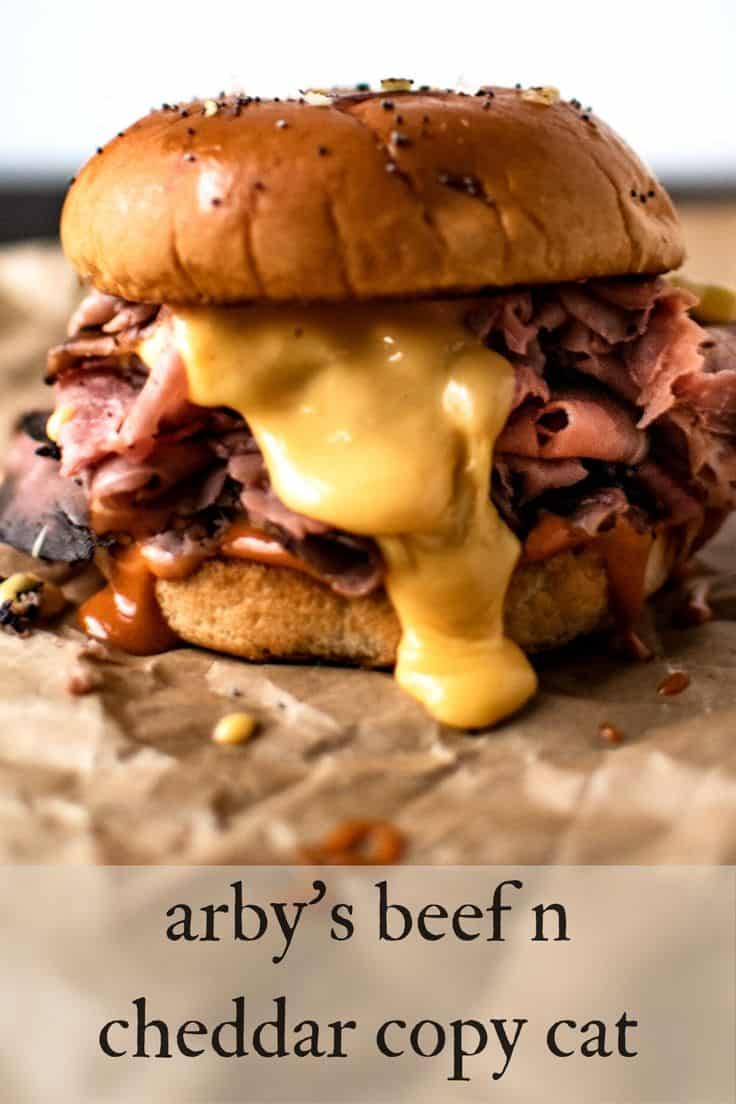 Arby’s Beef And Cheddar Copy Cat Sandwich