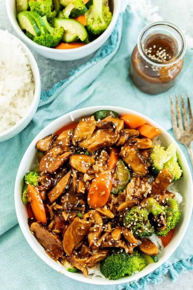 Easy Teriyaki Chicken Bowl