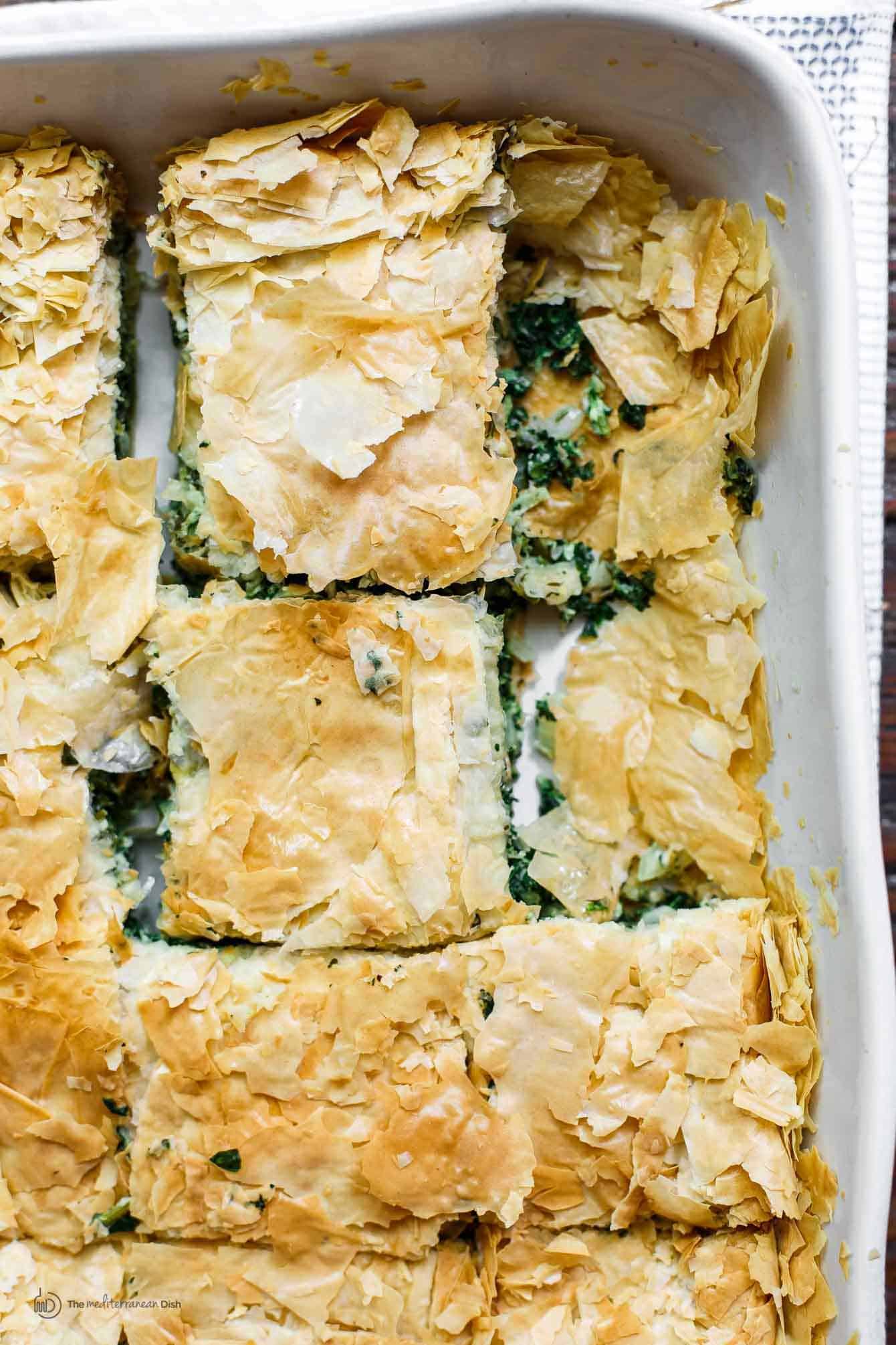 Spanakopita Recipe (Greek Spinach Pie)