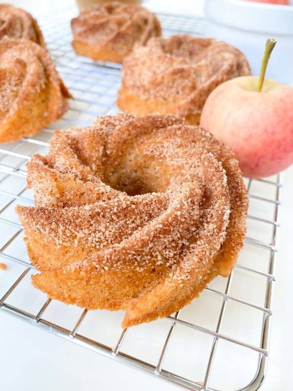 Apple Cider Donut Mini Bundt Cakes