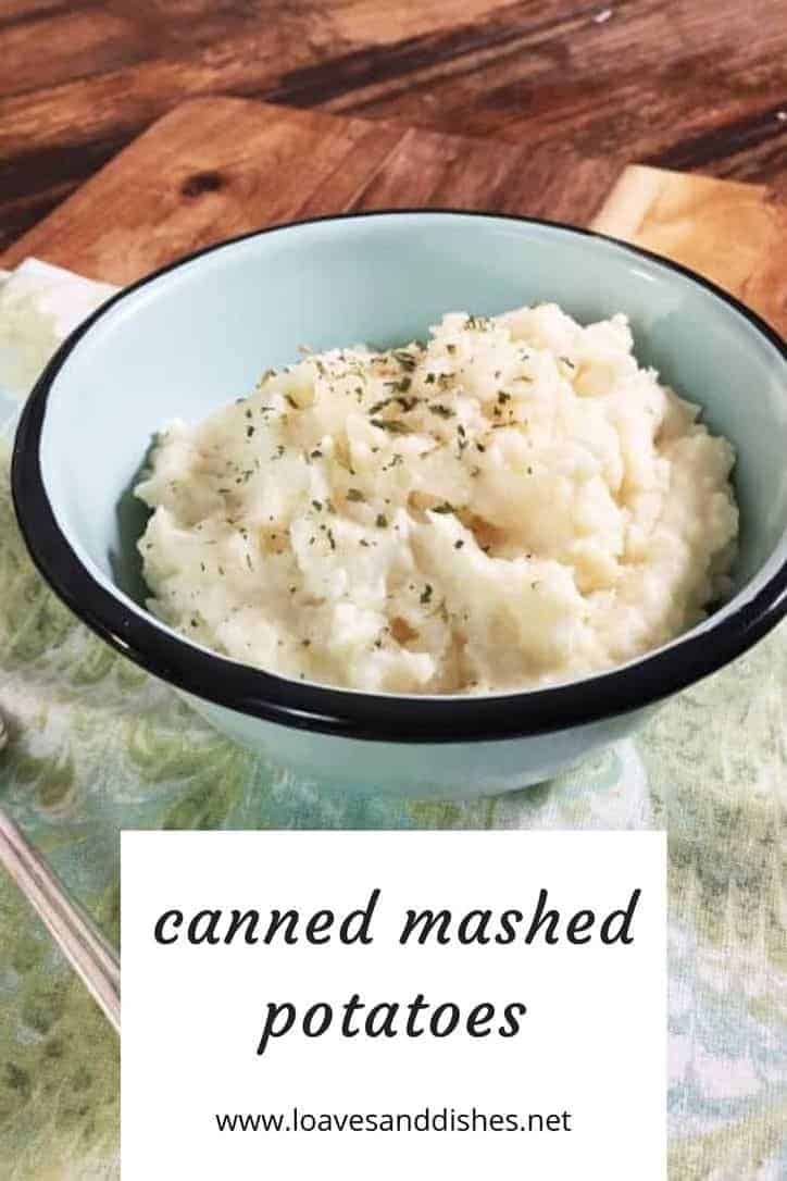 Canned Mashed Potatoes