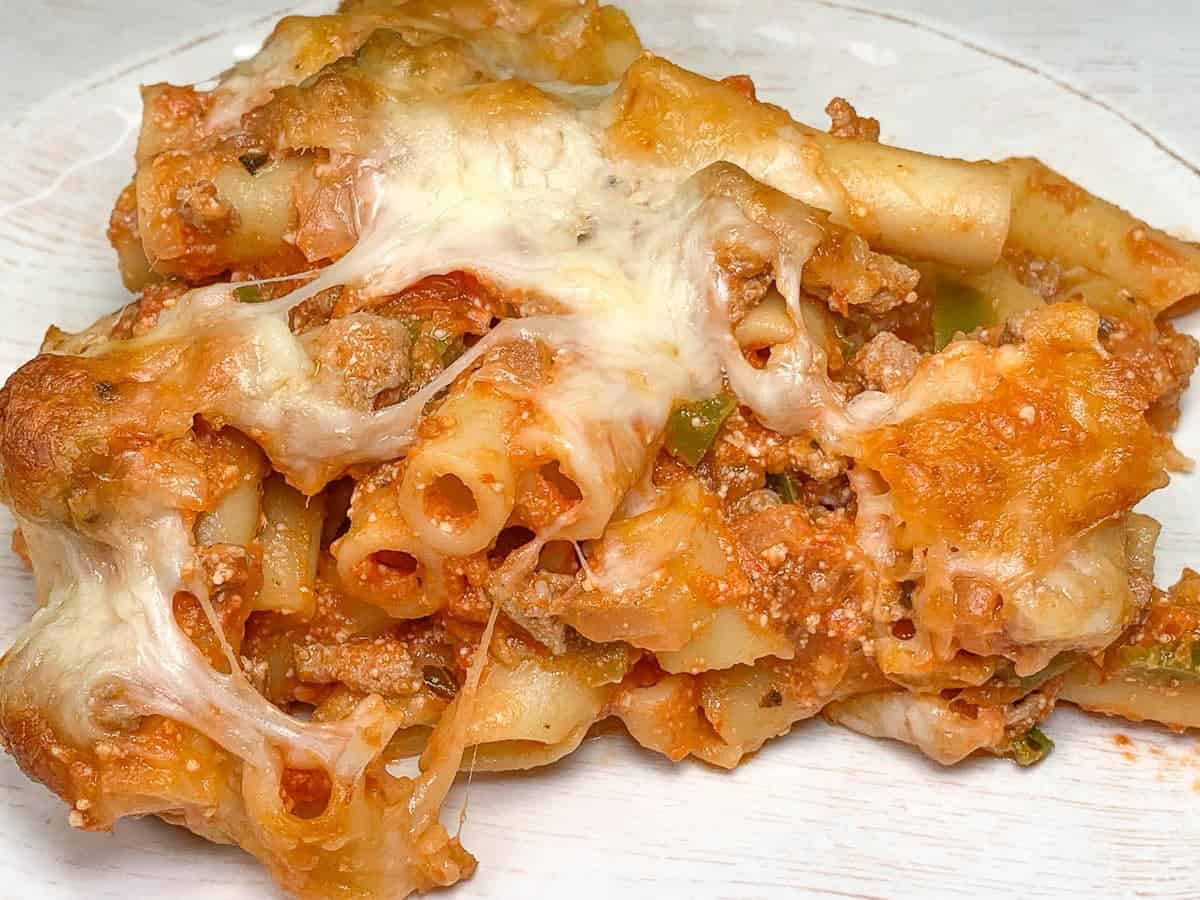 Weight Watchers Turkey and Ziti Casserole