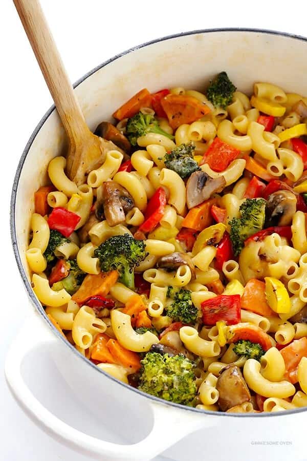 Roasted Veggie Mac and Cheese