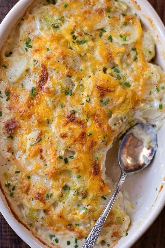 Leek And Potato Gratin