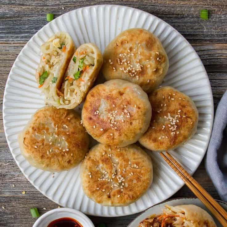 Pan-fried Daikon Radish Buns