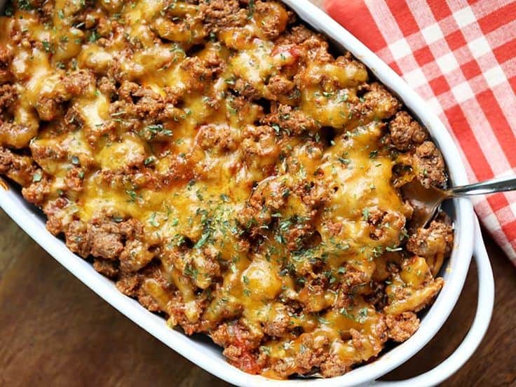 Beef Enchilada Casserole