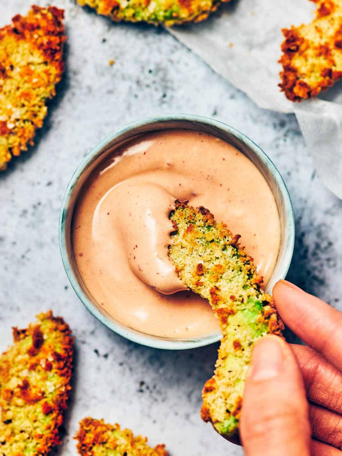 Vegan Avocado Fries (Air Fryer)