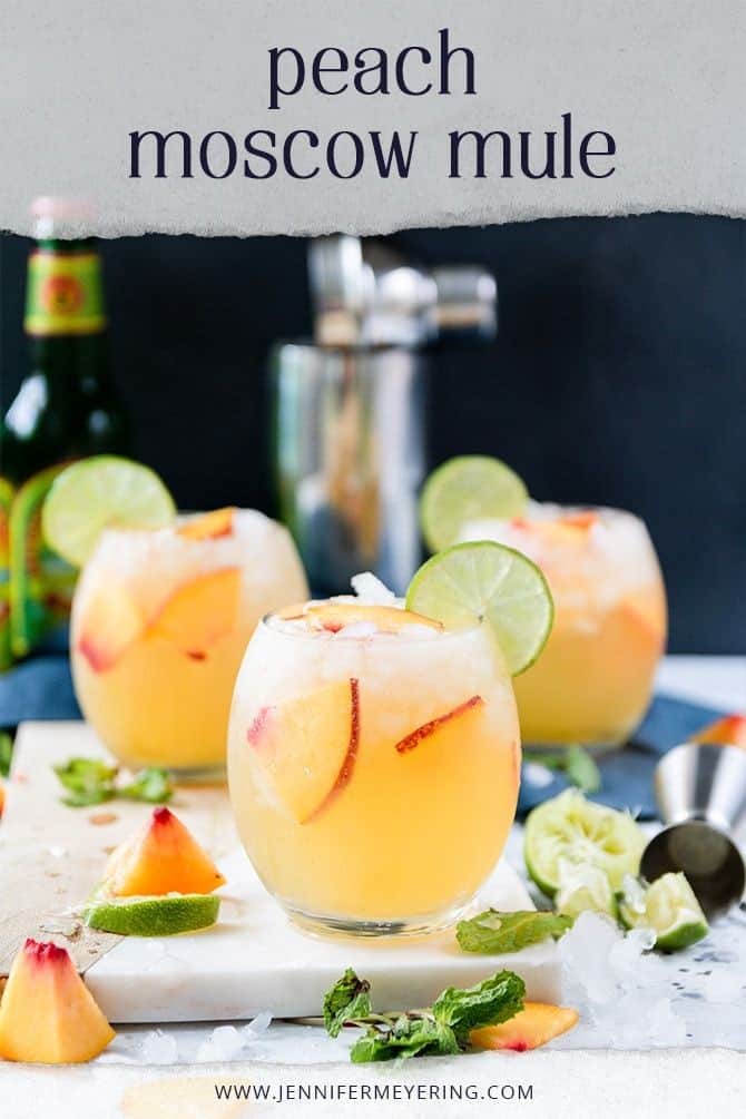 Peach Moscow Mule