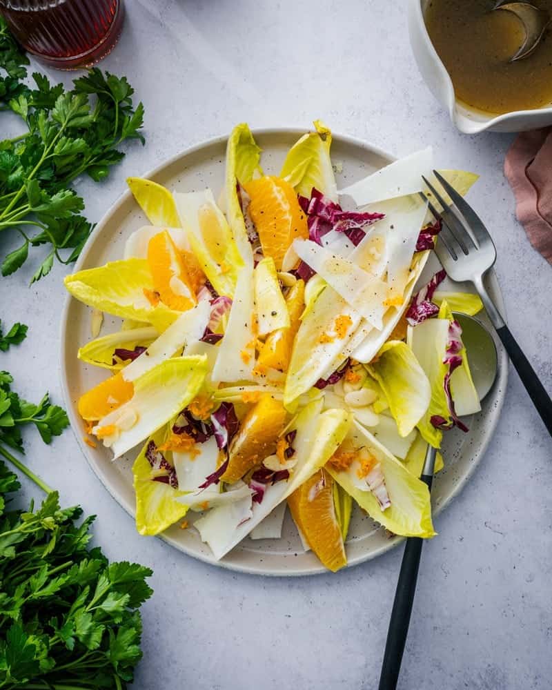 Endive Salad with Parmesan & Orange