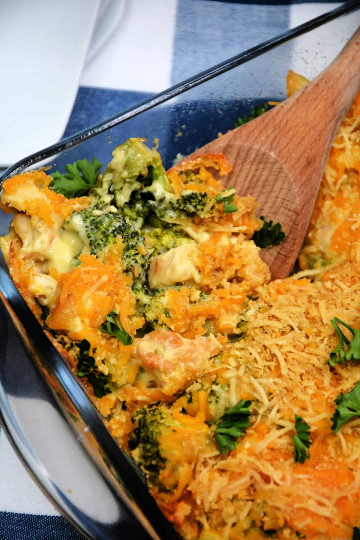 Skinny Chicken Broccoli Casserole