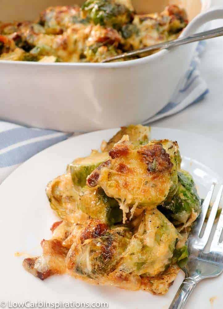 Garlic Dijon Chicken and Brussels Sprouts